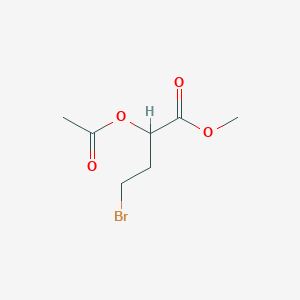 B1431585 Methyl 2-Acetoxy-4-bromobutanoate CAS No. 76799-57-0