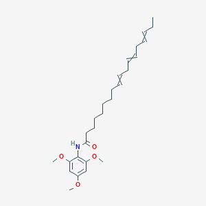 molecular formula C27H41NO4 B14315874 N-(2,4,6-Trimethoxyphenyl)octadeca-9,12,15-trienamide CAS No. 113770-80-2