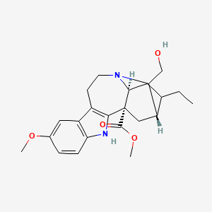 molecular formula C23H30N2O4 B14315891 Sarcopharyngine CAS No. 110011-72-8