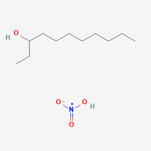molecular formula C11H25NO4 B14315969 Nitric acid;undecan-3-ol CAS No. 110955-02-7