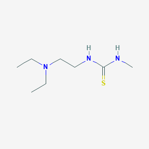 molecular formula C8H19N3S B14315977 N-[2-(Diethylamino)ethyl]-N'-methylthiourea CAS No. 109315-06-2