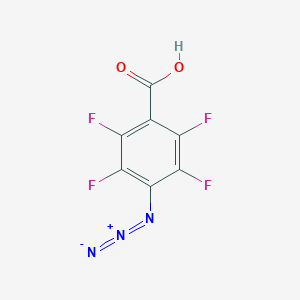 molecular formula C7HF4N3O2 B014316 4-Azido-2,3,5,6-tetrafluorobenzoic acid CAS No. 122590-77-6