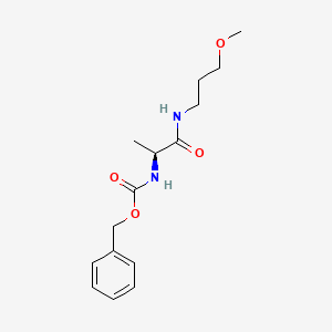 molecular formula C15H22N2O4 B1431601 3-Methoxypropyl Z-L-alaninamide CAS No. 1420804-56-3