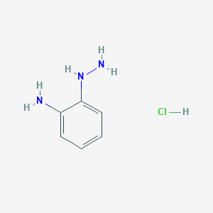 molecular formula C6H10ClN3 B1431603 2-Hydrazinylaniline hydrochloride CAS No. 1194812-90-2