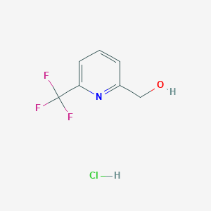 molecular formula C7H7ClF3NO B1431604 (6-Trifluoromethyl-pyridin-2-yl)-methanol hydrochloride CAS No. 1303968-19-5