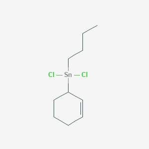 molecular formula C10H18Cl2Sn B14316065 Butyl(dichloro)(cyclohex-2-en-1-yl)stannane CAS No. 112521-00-3