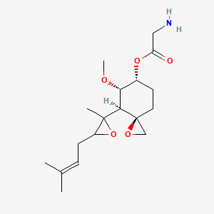 molecular formula C18H29NO5 B1431607 TNP-470 analog CAS No. 1227266-32-1