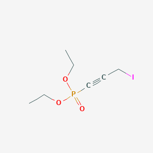 molecular formula C7H12IO3P B14316087 Diethyl (3-iodoprop-1-yn-1-yl)phosphonate CAS No. 110271-58-4