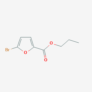 molecular formula C8H9BrO3 B14316093 Propyl 5-bromofuran-2-carboxylate CAS No. 114430-36-3