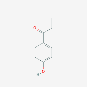 molecular formula C₉H₁₀O₂ B143161 Paroxypropione CAS No. 70-70-2