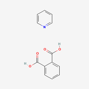 molecular formula C13H11NO4 B14316170 Phthalic acid;pyridine CAS No. 111915-45-8