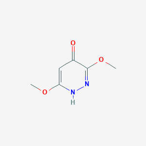 3,6-Dimethoxy-4-hydroxypyridazine