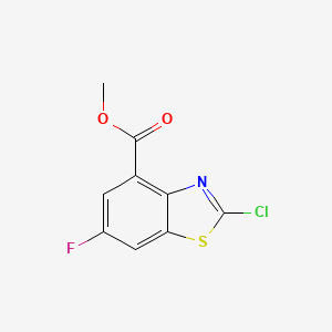 2-Chloro-6-fluorobenzothiazole-4-carboxylic acid methyl ester