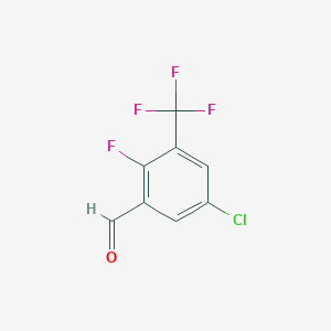 5-Chloro-2-fluoro-3-(trifluoromethyl)benzaldehyde