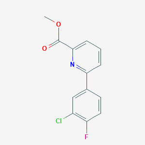 Methyl 6-(3-chloro-4-fluorophenyl)pyridine-2-carboxylate