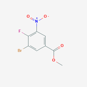 Methyl 3-bromo-4-fluoro-5-nitrobenzoate