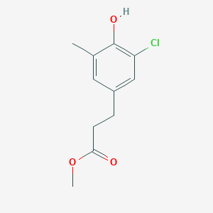 Methyl 3-(3-chloro-4-hydroxy-5-methyl-phenyl)propanoate