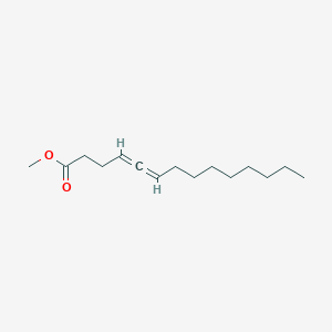 molecular formula C15H26O2 B14316392 Methyl 4,5-tetradecadienoate CAS No. 110211-37-5