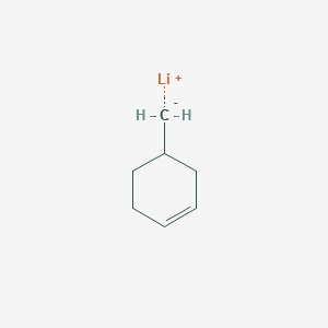 molecular formula C7H11Li B14316420 Lithium (cyclohex-3-en-1-yl)methanide CAS No. 113260-59-6