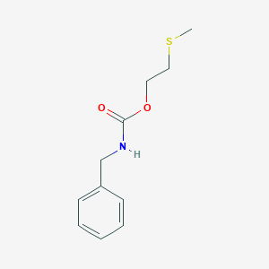 molecular formula C11H15NO2S B14316431 2-(Methylsulfanyl)ethyl benzylcarbamate CAS No. 112380-51-5