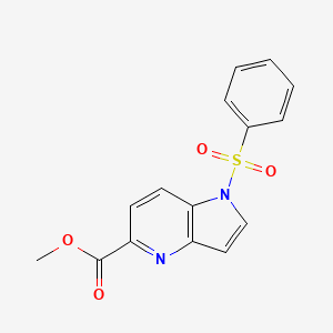 1-(Phenylsulfonyl)-4-azaindole-5-carboxylic acid methyl ester