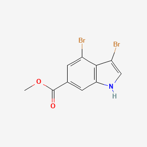 3,4-Dibromo-indole-6-carboxylic acid methyl ester