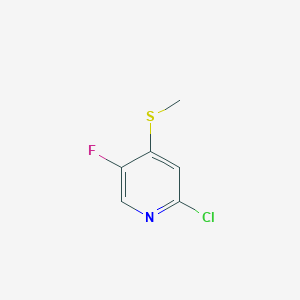 2-Chloro-5-fluoro-4-(methylthio)pyridine
