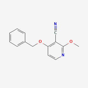 3-Cyano-2-methoxy-4-benzyloxy pyridine