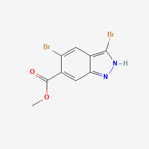 3,5-Dibromo-1H-indazole-6-carboxylic acid methyl ester