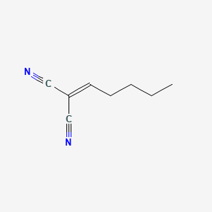 molecular formula C8H10N2 B14316581 2-Pentylidenemalononitrile CAS No. 112654-35-0