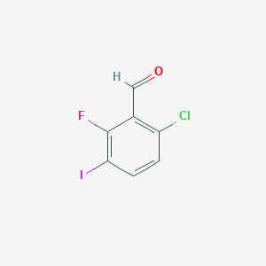6-Chloro-2-fluoro-3-iodobenzaldehyde