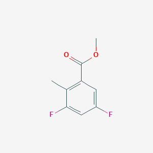 molecular formula C9H8F2O2 B1431665 Methyl 3,5-difluoro-2-methylbenzoate CAS No. 1352397-46-6