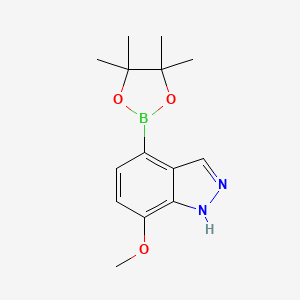 7-Methoxy-4-(4,4,5,5-tetramethyl-1,3,2-dioxaborolan-2-YL)-1H-indazole