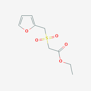 molecular formula C9H12O5S B14316764 Ethyl [(furan-2-yl)methanesulfonyl]acetate CAS No. 108523-83-7