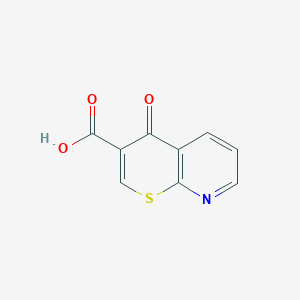 molecular formula C9H5NO3S B1431682 4H-Thipyrano-4-oxo-[2,3-b]pyridine-3-carboxylic acid CAS No. 148638-63-5