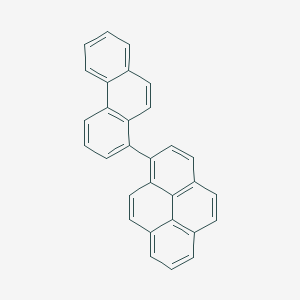 molecular formula C30H18 B14316855 1-(Phenanthren-1-YL)pyrene CAS No. 105786-28-5