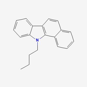 molecular formula C20H19N B14316902 11-Butyl-11H-benzo[a]carbazole CAS No. 112546-79-9
