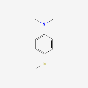 molecular formula C9H13NTe B14316937 N,N-Dimethyl-4-(methyltellanyl)aniline CAS No. 105404-95-3