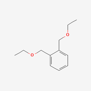 molecular formula C12H18O2 B14316948 Benzene, 1,2-bis(ethoxymethyl)- CAS No. 113245-36-6