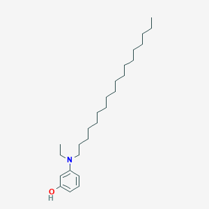 molecular formula C26H47NO B14317096 3-[Ethyl(octadecyl)amino]phenol CAS No. 105191-74-0