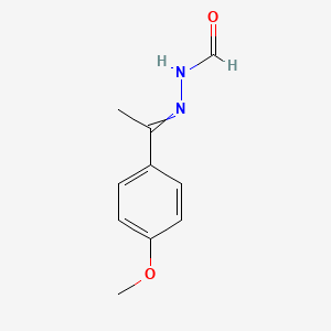 molecular formula C10H12N2O2 B14317241 N'-[1-(4-Methoxyphenyl)ethylidene]formohydrazide CAS No. 113674-96-7