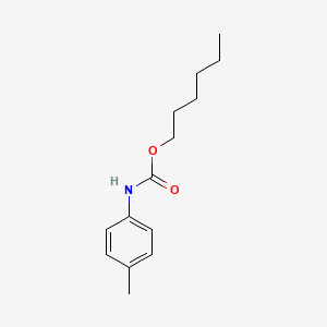 molecular formula C14H21NO2 B14317244 Hexyl (4-methylphenyl)carbamate CAS No. 106648-55-9