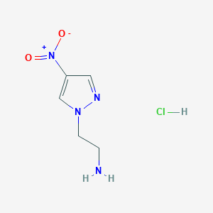 2-(4-nitro-1H-pyrazol-1-yl)ethan-1-amine hydrochloride