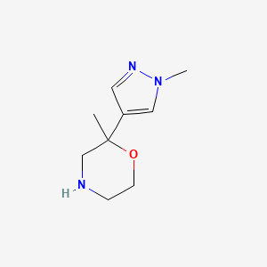 2-methyl-2-(1-methyl-1H-pyrazol-4-yl)morpholine