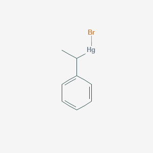 molecular formula C8H9BrHg B14317342 Bromo(1-phenylethyl)mercury CAS No. 113540-55-9