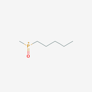 molecular formula C6H14OP+ B14317368 Methyl(oxo)pentylphosphanium CAS No. 112667-65-9