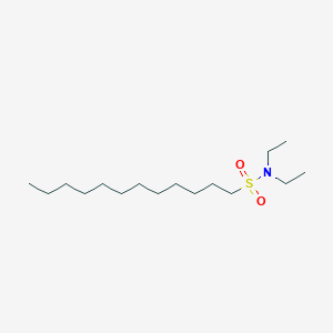 molecular formula C16H35NO2S B14317463 N,N-Diethyldodecane-1-sulfonamide CAS No. 106917-35-5