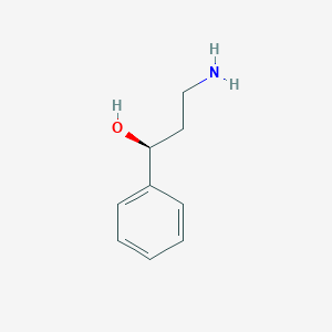 molecular formula C9H13NO B143175 (S)-3-Amino-1-phenyl-propan-1-OL CAS No. 130194-42-2