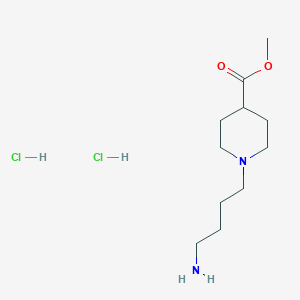 Methyl 1-(4-aminobutyl)piperidine-4-carboxylate dihydrochloride