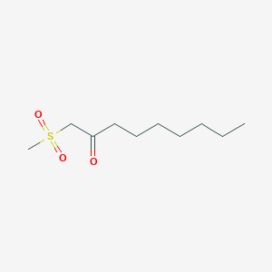 molecular formula C10H20O3S B14317516 1-(Methanesulfonyl)nonan-2-one CAS No. 105699-60-3